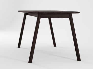 CURBUS Rectangular solid wood dining table By KARPENTER | design Hugues ...