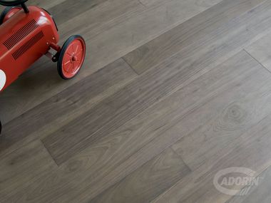 Brushed walnut parquet AMERICAN WALNUT CARBON Cadorin Group