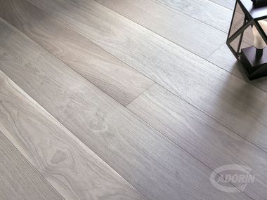 Brushed walnut parquet BLEACHED AMERICAN WALNUT Cadorin Group