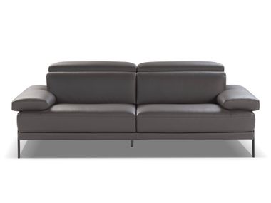 3 seater leather sofa with headrest EDO Calia Italia