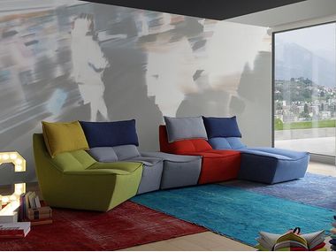 Fabric sofa HIP HOP Calia Italia