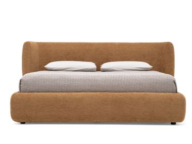 Gepolstertes Doppelbett aus Stoff GLEN Calligaris