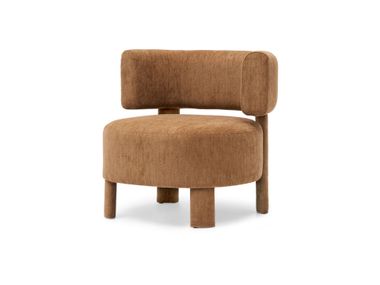 Fabric easy chair with armrests GLEN Calligaris