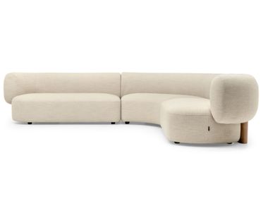 Modular fabric sofa GLEN Calligaris