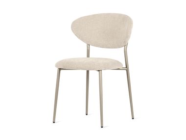 Open back upholstered fabric chair MANTA Calligaris