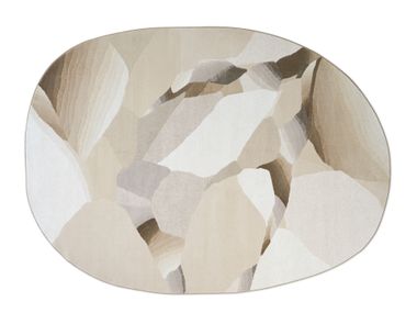 Oval polypropylene rug NEST Calligaris