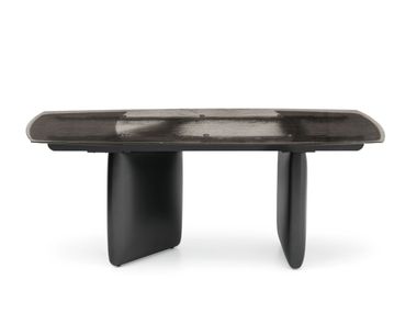 Extending glass dining table RIVERSTONE Calligaris