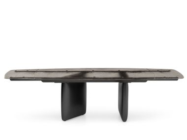 Extending rectangular table RIVERSTONE Calligaris