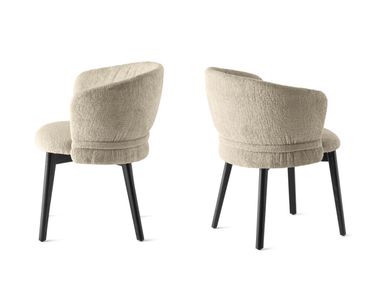 Cadeira de tecido com braços VANILLA Calligaris