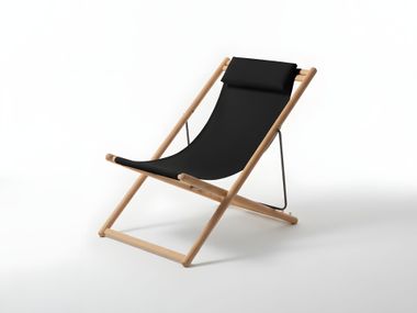 Iroko deck chair MACA Calma