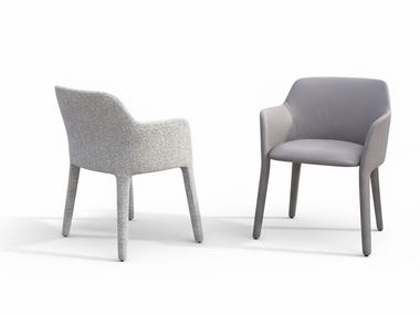 Upholstered chair with armrests KATERINA Cantori
