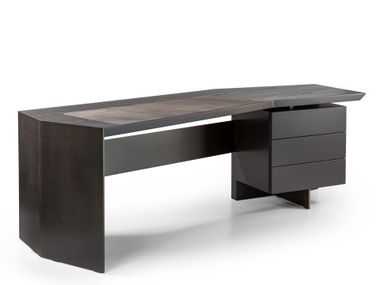 Rectangular wooden writing desk with drawers MACAO Cantori