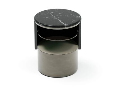 Runder Nachttisch aus Marmor CLORI O Capital Collection