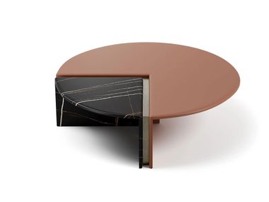 Round low coffee table HELENA Capital Collection