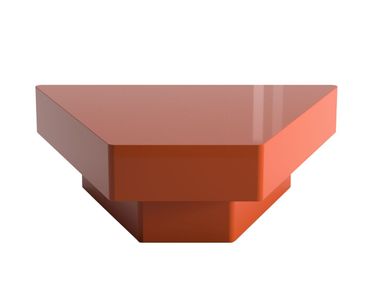 Mesa de centro baixa de madeira para hotelaria para sala de estar LUD'O SYSTEM Cappellini