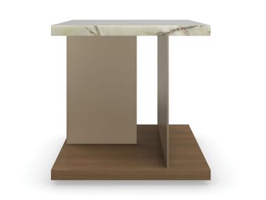 Square onyx high side table CAPE VERDE Caracole
