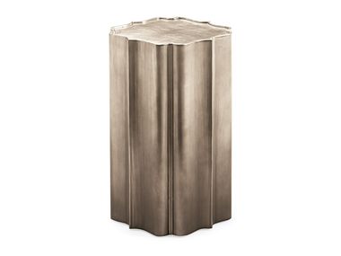 Square high side table with tray GOLD IS UP Caracole
