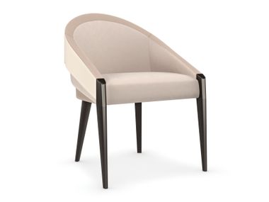 Upholstered fabric chair ON ALL LEVELS Caracole