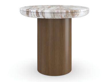 Runder Couchtisch aus Stein SEYCHELLES