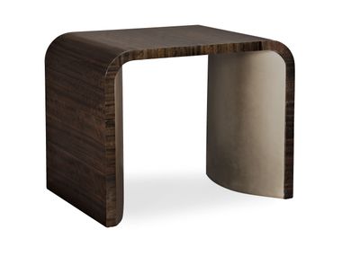 Rectangular eucalyptus high side table STREAMLINE Caracole