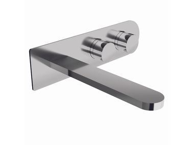 Miscelatore per lavabo a muro con piastra QTIME 0-QTM2503EST-CR Carimali