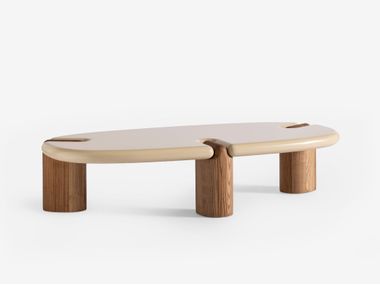 Three-leg side table in lacquered wood GRAFTS L Carpanese Home