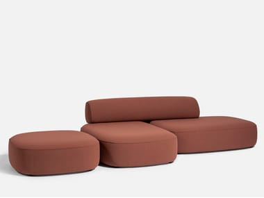 Divano in tessuto a 4 posti SLOW L Carpanese Home