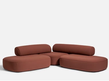 Divano angolare in tessuto SLOW XXL Carpanese Home