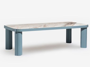 Rectangular marble table STEM Carpanese Home