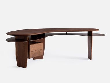 Wooden desk with drawers TACHI XL Carpanese Home