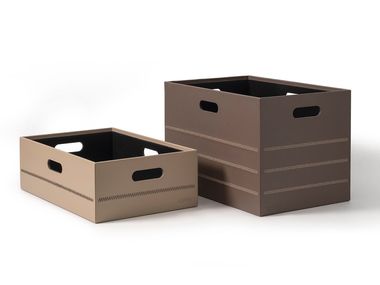 Leather storage box KIBAKO Casa Covre