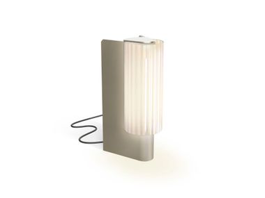 Cement and glass table lamp SELINUNTE Casa