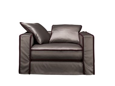 Fabric armchair with armrests PILLOPIPE EVO 116 Casamilano