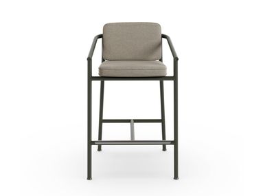 High stool with back CAMPUS Case