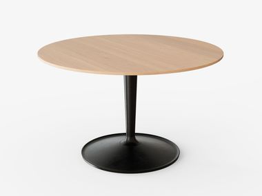 Round oak table COALBROOK Case