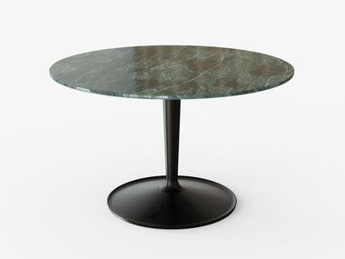 Round Green Guatemala marble table COALBROOK Case