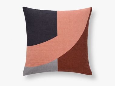 Cuscino quadrato in cotone a motivi geometrici ECLIPSE Case