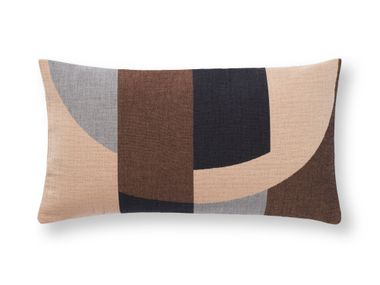 Cuscino rettangolare in cotone a motivi geometrici ECLIPSE Case