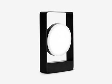 LED powder coated steel table lamp with USB charging MOURO Case