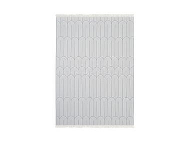 Cotton throw with graphic pattern SCALES Case