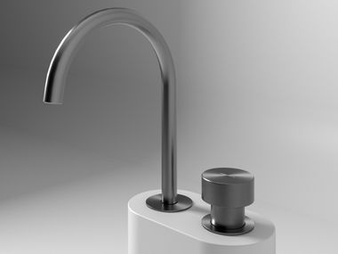 Countertop stainless steel washbasin tap CYLINDER A Cassica Baths