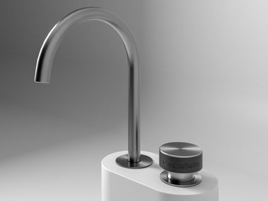 Countertop stainless steel washbasin tap CYLINDER C Cassica Baths