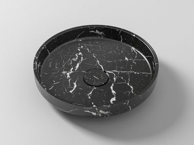 Countertop round marble washbasin DISCÓBOLO TYPE 1 Cassica Baths