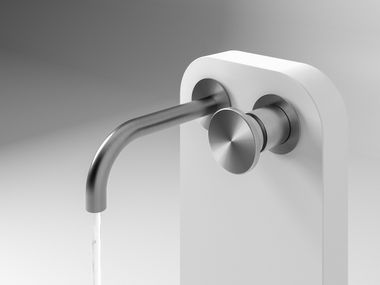 Wall-mounted stainless steel washbasin tap FONT A Cassica Baths