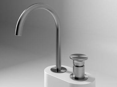 Countertop stainless steel washbasin tap FONT A Cassica Baths