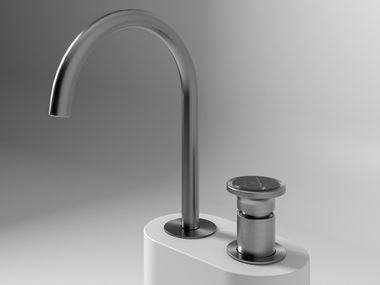 Countertop stainless steel washbasin tap FONT B Cassica Baths