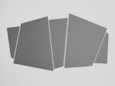 Wall-mounted bathroom mirror FRAGMENTED Cassica Baths