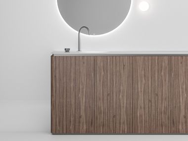 Floor-standing wooden vanity unit VOLANI TALL Cassica Baths