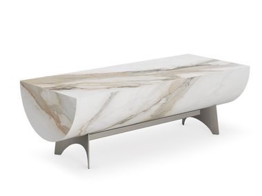 Low ceramic central coffee table CAESAR Cattelan Italia