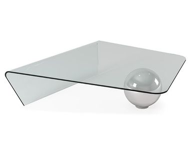 Low crystal coffee table GLOBE Cattelan Italia